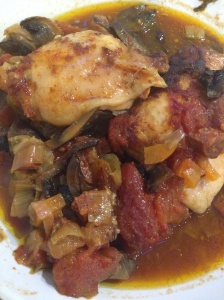 chicken and chorizo casserole
